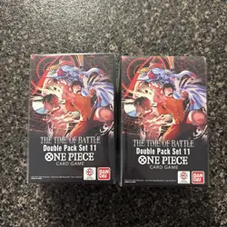 One Piece op-16 Double Pack Set 11 Time of Battle Factory Sealed (Lot of 2) - Image 1