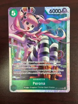One Piece Perona - OP14-033 The Azure Sea's Seven Foil One Piece - Image 1