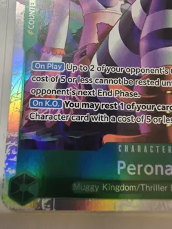 🔥✨🔥✨🔥✨🔥Perona - OP14-033 The Azure Sea's Seven Foil One Piece NM - Image 5
