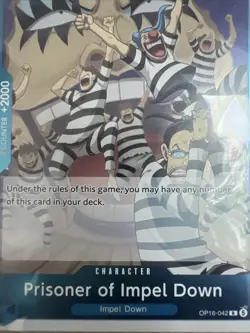 Prisoner of Impel Down OP16-042 R The Time of Battle Foil English One Piece - Image 2