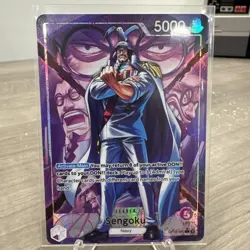Sengoku Leader Alt Art L Op16-060 Color : Blue Navy English One Piece TCG NM - Image 1