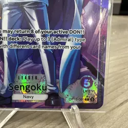 Sengoku Leader Alt Art L Op16-060 Color : Blue Navy English One Piece TCG NM - Image 4