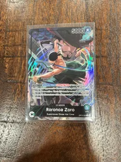 One Piece Roronoa Zoro Leader Alt Art Foil Legacy Master OP12-020 - Image 1