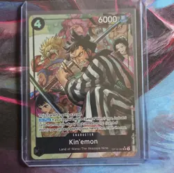 Bandai Kin'emon (Alternate Art) OP-06 OP16-082 SR Holo English One Piece - Image 1