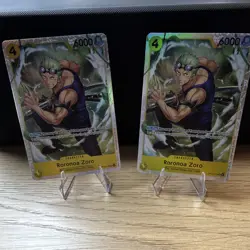 One Piece Roronoa Zoro OP15-113 Sky Island NM Foil EN x2 - Image 1
