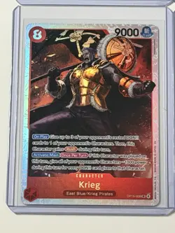 Krieg OP15-008 Adventures On Kami’s Island 4 Card Play Set Lot One Piece - Image 4