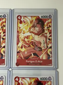 Portgas D. Ace P-119 Pirate Party Promo English One Piece 4 Card Play Set Lot - Image 3