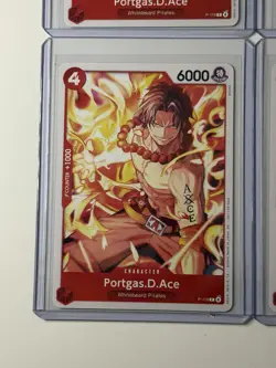 Portgas D. Ace P-119 Pirate Party Promo English One Piece 4 Card Play Set Lot - Image 4