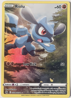 Riolu GG26/GG70 SWSH: Crown Zenith: Galarian Gallery Holo Pokemon Card NM - Image 1