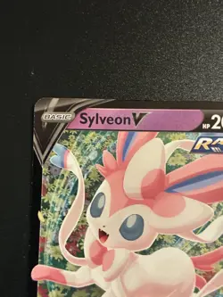 Pokemon TCG Sylveon v SWSH202 Black Star Promo Card NM Condition - Image 5