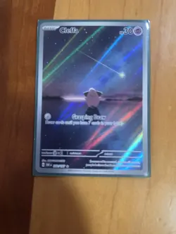 Pokemon TCG Cleffa 202/197 Holo Full Art Obsidian Flames - Image 1