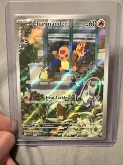 Pokemon TCG Charmander 044 Holo Black Star Promo Obsidian Flames - Image 1