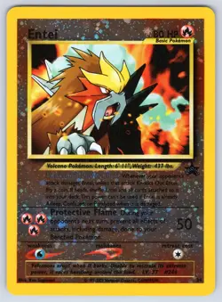 Entei 34 Wizards Black Star Promos Pokemon NM - Image 1