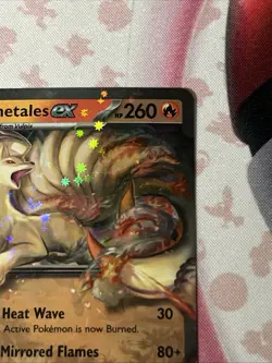 Ninetales EX Pokemon 151 Double Rare holo 38/165 Pokemon Card - Image 3