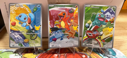 Pokemon First Partner Illustration Collection Series 1 Kanto Gen 1 Starters Set - Image 1