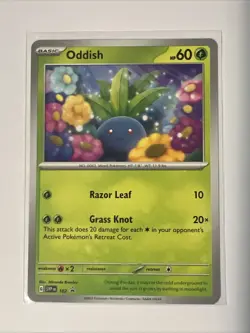 Oddish SVP 102 Path To The Peak Promo - Black Star Promo Pokemon TCG Minty - Image 1