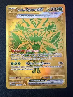 Pokemon TCG Teal Mask Ogerpon ex 177/131 SV: Prismatic Evolutions Hyper Rare - Image 1
