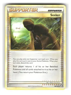 Seeker 88/102 Uncommon HGSS Triumphant Pokemon Lightly Played - Image 1