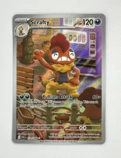 Scrafty Illustration Rare 139/086 Sv: White Flare NM - Image 1
