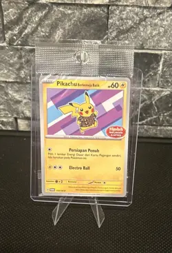 Pikachu 154/SV-P Berkemeja Batik Promo Indonesia Journey Pokemon TCG Sealed - Image 1