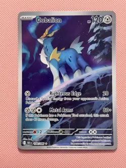 Cobalion 144/086 Sv: Black Bolt Holo Pokemon - Image 1