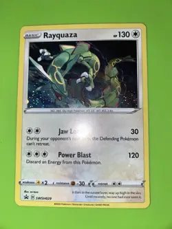Rayquaza Pokemon TCG SWSH Promo SWSH029 Holo Promo English Basic - Image 1