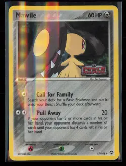 Mawile 17/108 Rare Power Keepers Pokemon Reverse Holo Damaged - Image 1