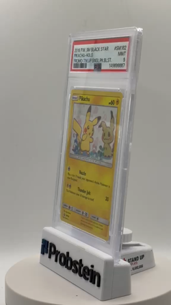 2019 Pokemon SM BSP Team Up Single Pack Blister #SM162 Pikachu Holo PSA 9 - Image 2