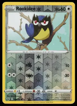 Rookidee 150/202 Common Sword & Shield Pokemon Reverse Holo Lightly Played - Image 1
