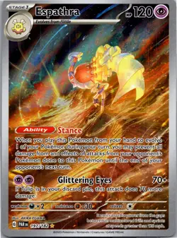 Espathra 197/182 Illustration Rare Paradox Rift Pokemon Holo Near Mint - Image 1