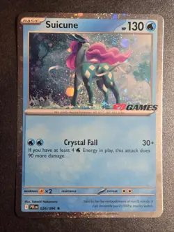 Suicune (EB Games Exclusive) 026/094 NM Holo Pokemon Holo - Image 1