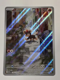 Litleo 139/132 Illustration Rare Mega Evolution Pokemon NM Ultra Rare - Image 1