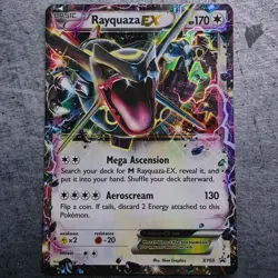 Shiny Rayquaza EX (LP) 2015 Pokemon XY Black Star Promos #XY69 - Image 1