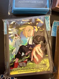 Gladion Card Sleeves 64pc Pack Pokemon TCG Trainer - Japan Center Exclusive New - Image 1