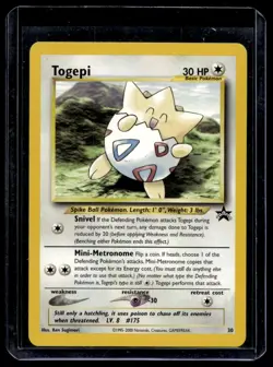 2001 Promos - Wizards Black Star Togepi Basic/Promo #30 - Image 1