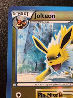 Jolteon 34/116 B&W Plasma Freeze Pokemon Card Reverse Holo Foil Rare LP - Image 3