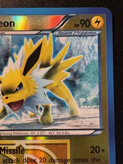 Jolteon 34/116 B&W Plasma Freeze Pokemon Card Reverse Holo Foil Rare LP - Image 4
