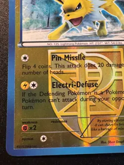 Jolteon 34/116 B&W Plasma Freeze Pokemon Card Reverse Holo Foil Rare LP - Image 5