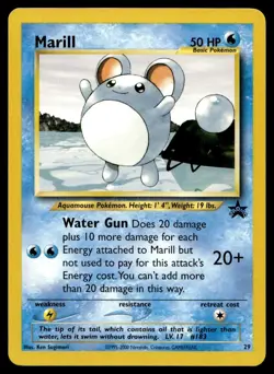2000 Promos - Wizards Black Star Marill Basic/Promo #29 - Image 1