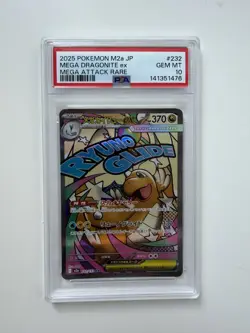 PSA 10 Mega Dragonite EX 232/193 M2a Mega Dream MA Attack Rare Japanese POKEMON - Image 2