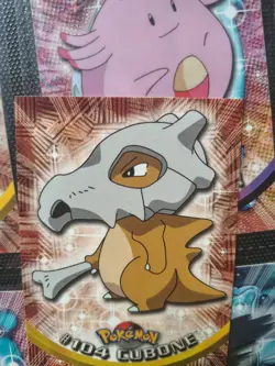Topps TV Animation Edition Cubone #104 English Pokemon Card 1999 - Image 2