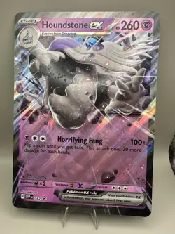 Pokemon TCG Houndstone EX SVP 162 Black Star Promo Jumbo - Image 1