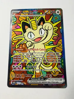 Pokemon TCG Meowth EX 121/088 ME03 Perfect Order Special Illustration Rare Card - Image 3