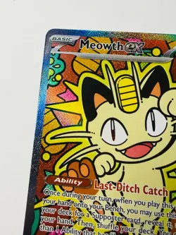 Pokemon TCG Meowth EX 121/088 ME03 Perfect Order Special Illustration Rare Card - Image 4