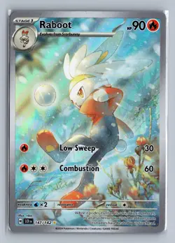 Raboot 147/142 Illustration Rare Stellar Crown Pokemon Holo NM/M - Image 1
