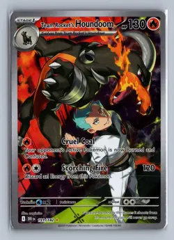 Team Rocket's Houndoom 191/182 Destined Rivals Pokemon Holo NM/M - Image 1