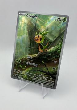 Chespin Full Art, Pokemon Near Mint, Chaos Rising, Illustration Rare, 87/86 - Image 4