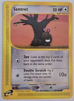 Sentret 107/147 Pokemon Aquapolis Common - Image 1