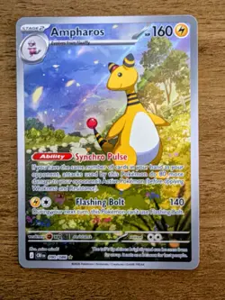 Ampharos 090/086 Illustration Rare Pokemon TCG: Chaos Rising -English Mint NM II - Image 1