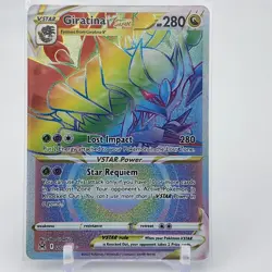 Giratina Vstar 201/196 - Rainbow Rare - Lost Origin - Pokemon TCG - Image 1